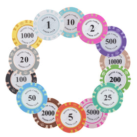 Casino Poker Chips for Board Game