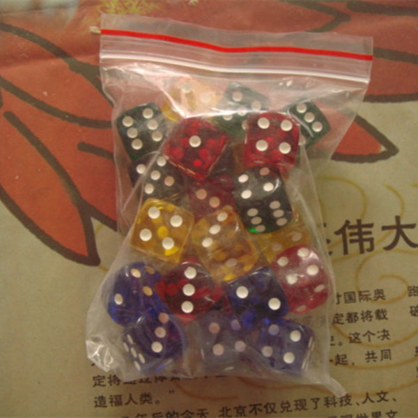 Acrylic Precision Transparent Dice