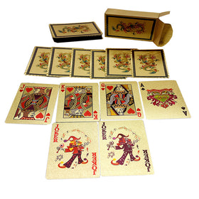 Faux Gold Playing Card