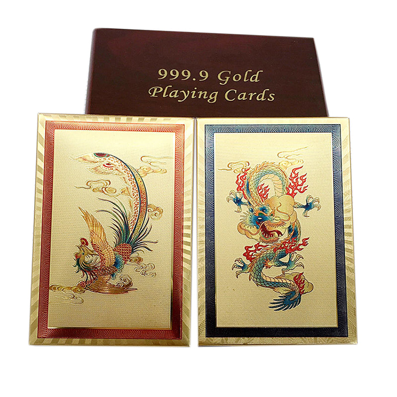 Faux Gold Playing Card
